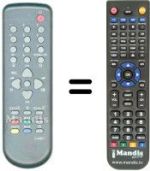 Replacement remote control Daewoo 14C4T (ver. 2)